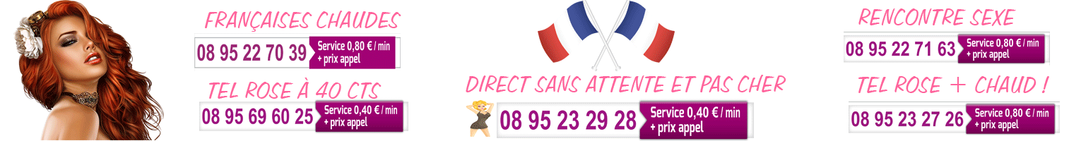 Ligne de tel rose pour des appels coquins sans tabous
